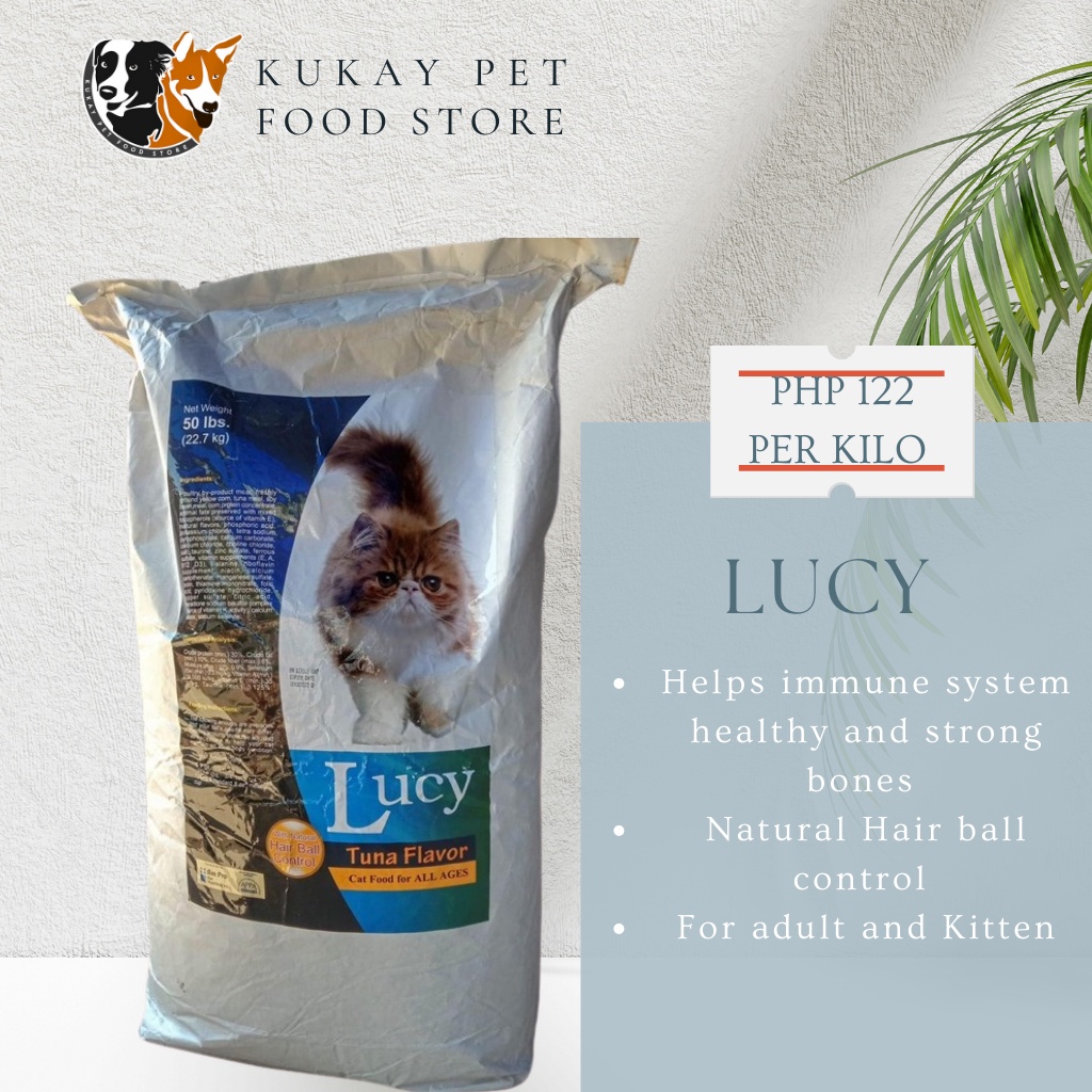 Lucy cat food (per kilo) Shopee Philippines