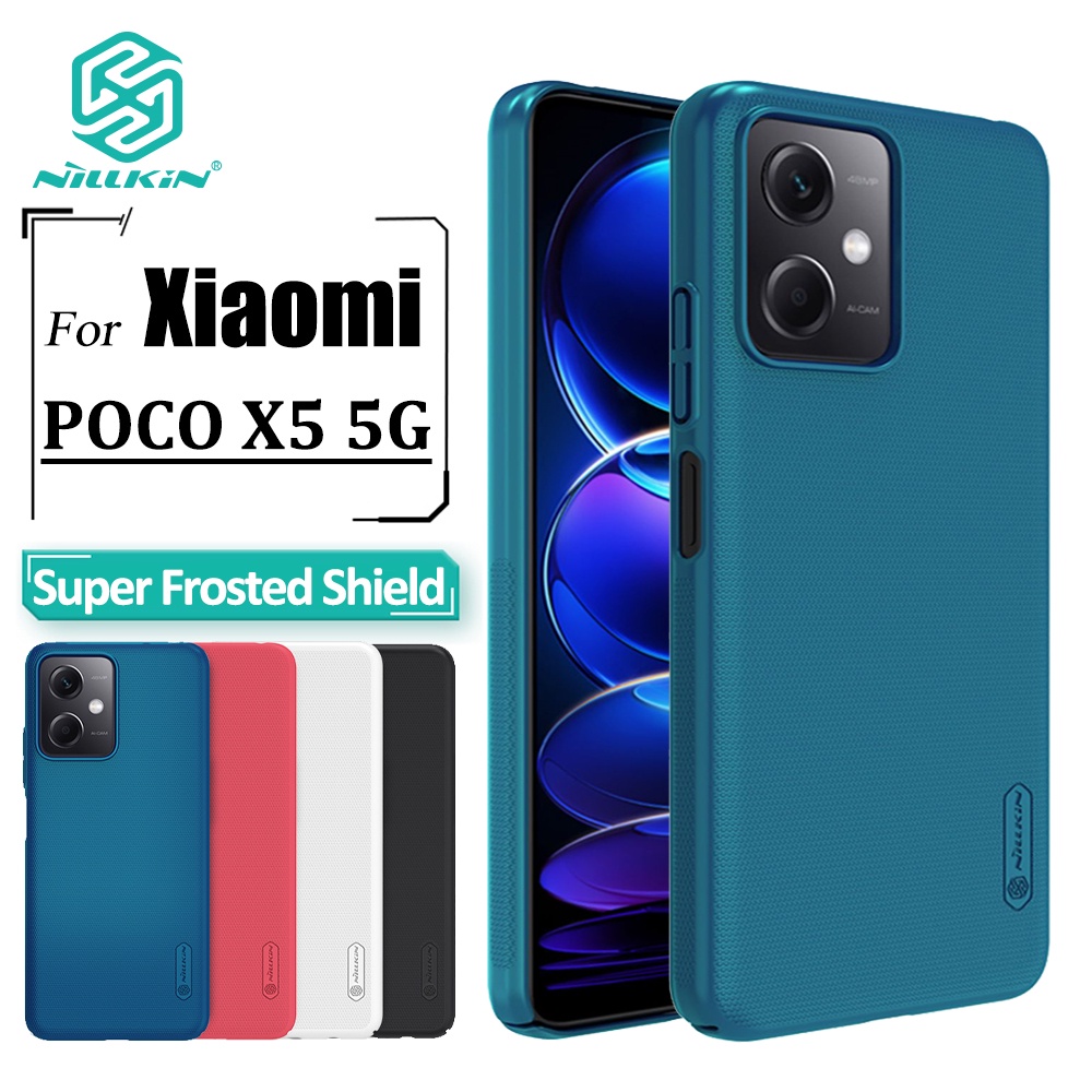 Nillkin Super Frosted Shield Case Poco X5 Pro 5g Poco X5 5g Case Ultra Thin Matte Hard Pc Anti 2150