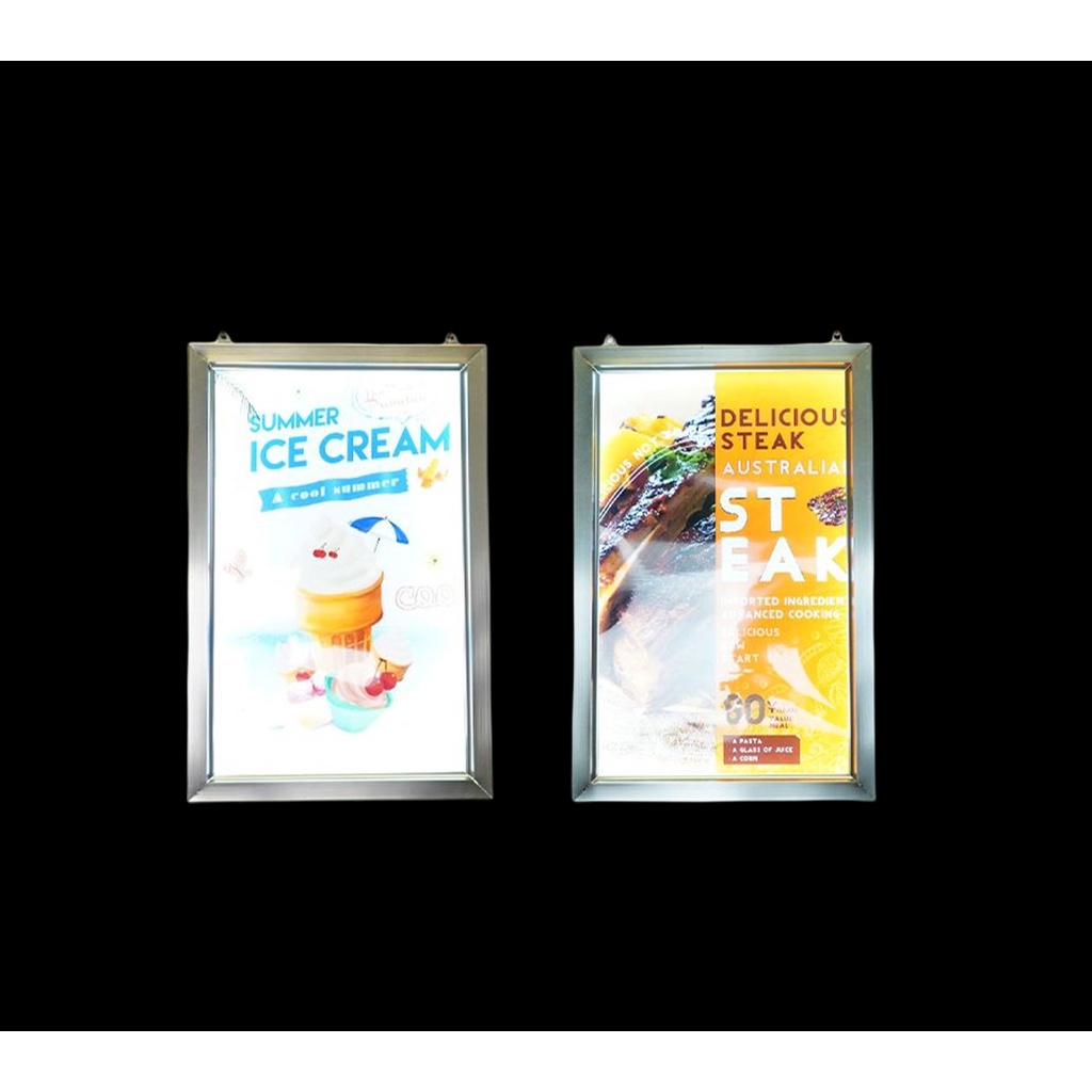 Menu With Led Snap Open Aluminum Frame Led Menu Board Light Box Wall ...