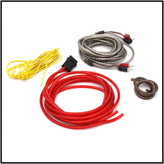 CI Car Subwoofer Cable Amplifier Wiring Kit 10GA Audio Subwoofer Sub ...