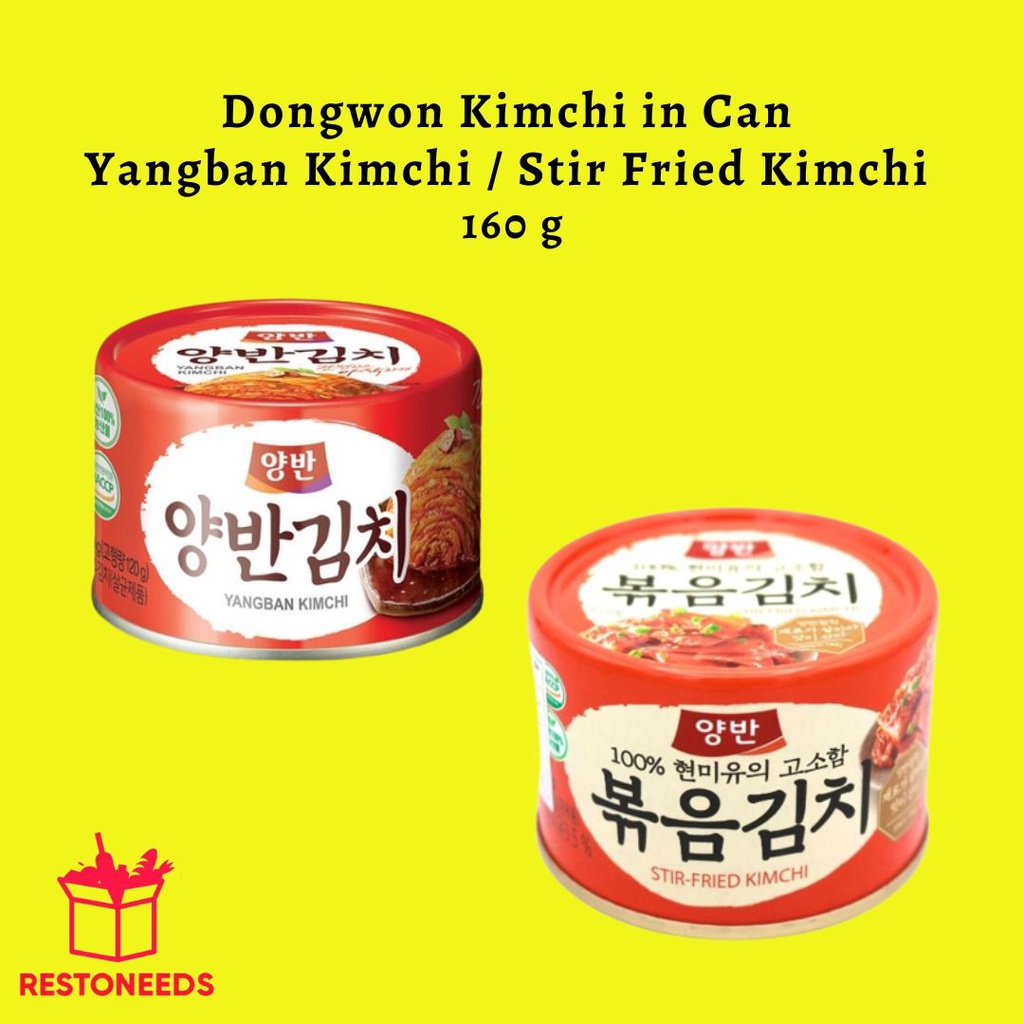 Dongwon Kimchi in Can Yangban Kimchi / Stir Fried Kimchi 160 g Shopee