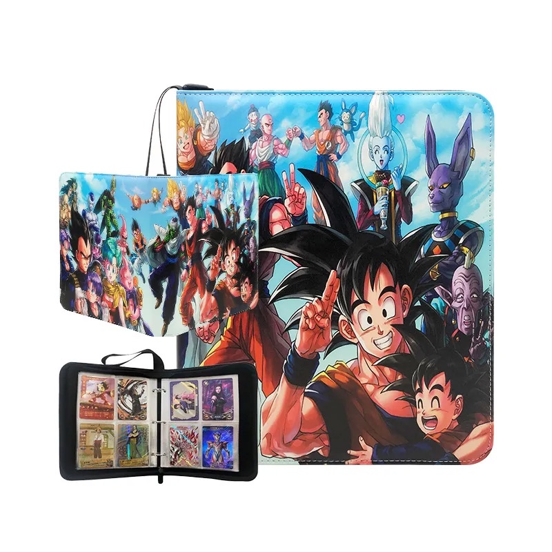 3x3900pcs Cards holder Dragon Ball Anime Game Binder Card Holder Upscale  PU Material Son Goku Kakarotto Zipper Album Book Capacity Collectibles  Folder Kids Toys Gift | Shopee Philippines