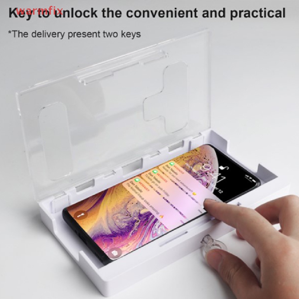 (warmfix) Mobile Phone Jail Timer Lock Box Safe Smartphone Storage Box