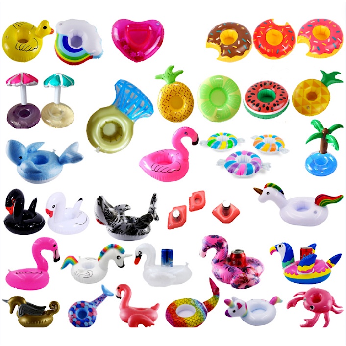 PVC Inflatable Floating Drink Mini Cup Holder for Swimming Pool Beach ...