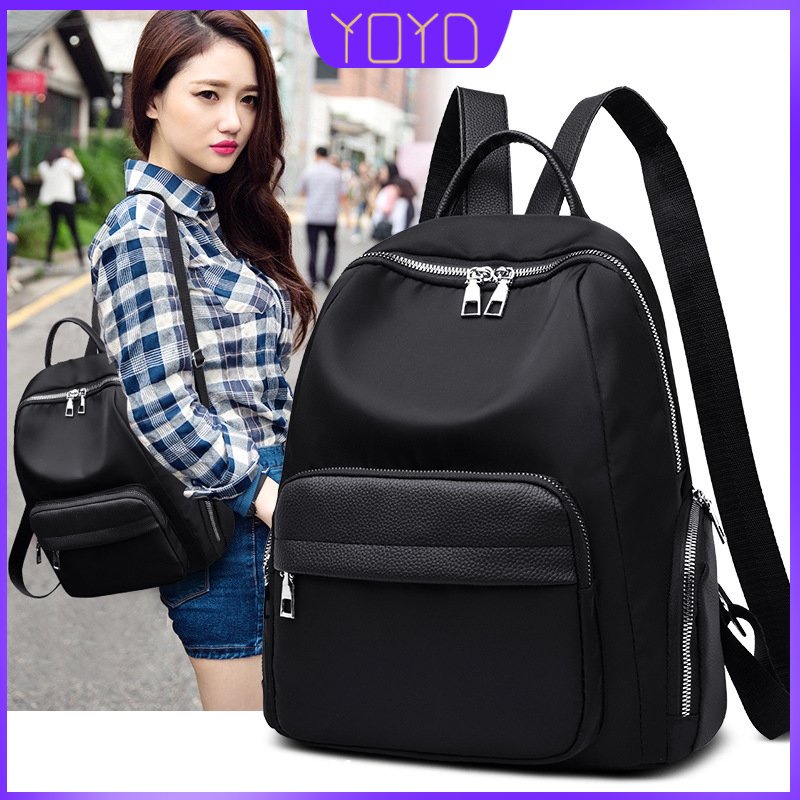 YoYo H1110 Korean Backpack Women Casual Lightweight Oxford Backpack