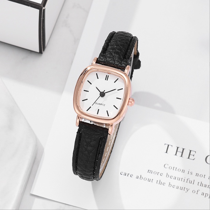 Korean Fashion Simple Lovely Square Dial Watch Waterproof Watches ...