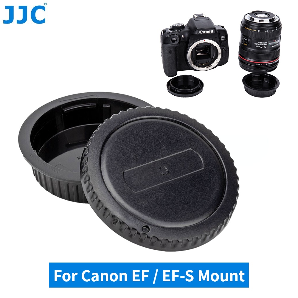 Quikprof Front Body Cap & Rear Lens Cap For Canon EOS 60D 70D 77d 80d 7d 5d - View #3