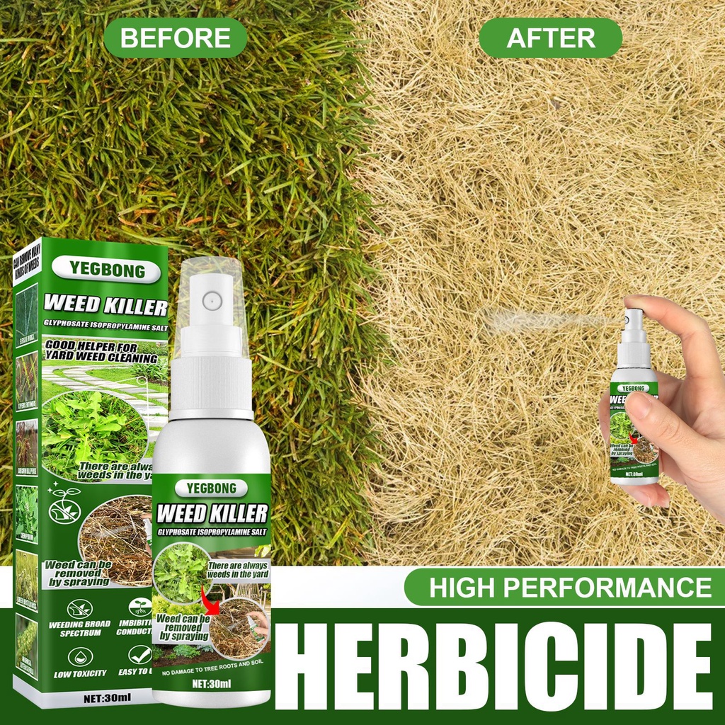 30ml Effective Grass Killer Chemical Herbicide For Grass And Weeds For Gardening Shopee