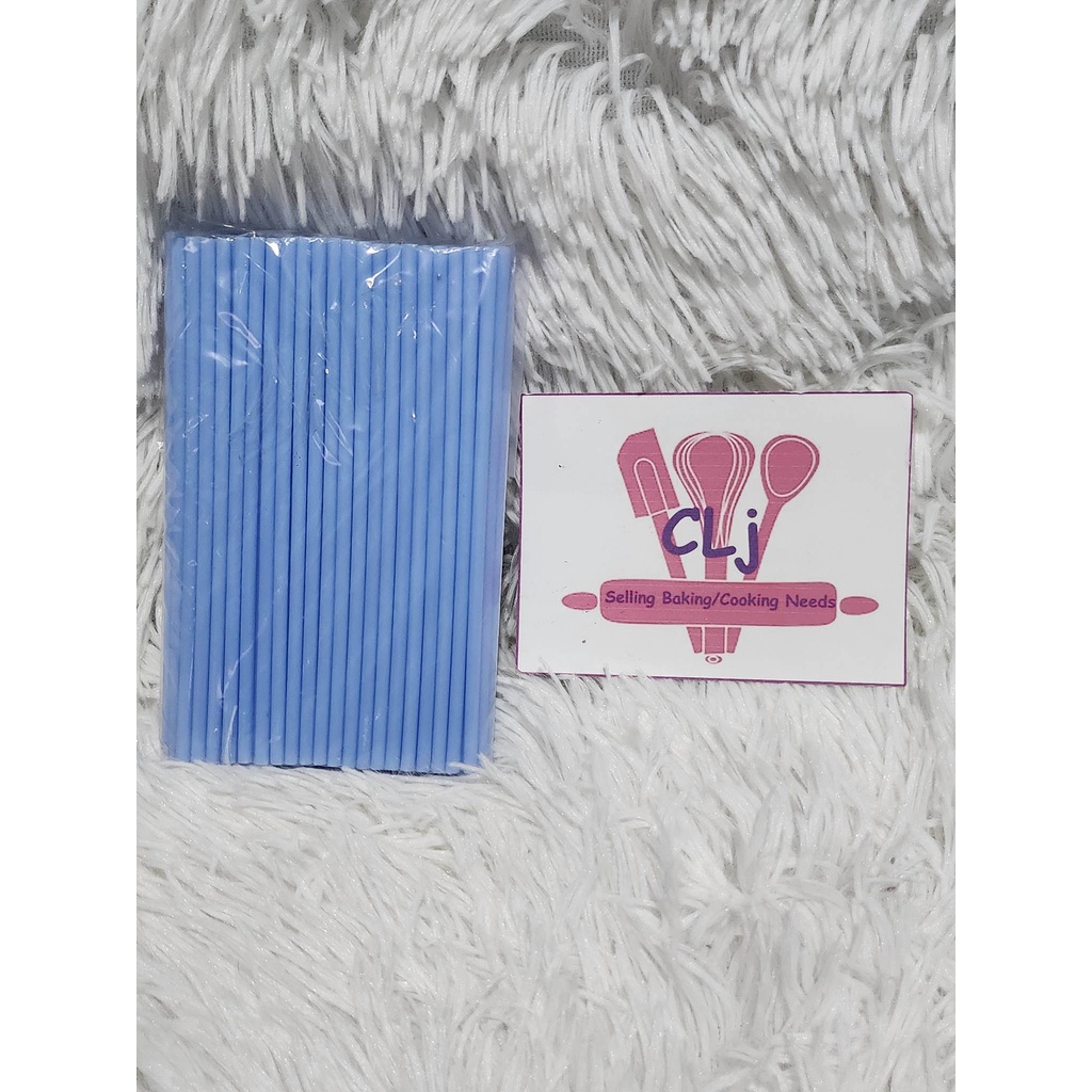 2024_love11shop LIGHT BLUE lollipop stick chocolate stick | Shopee ...