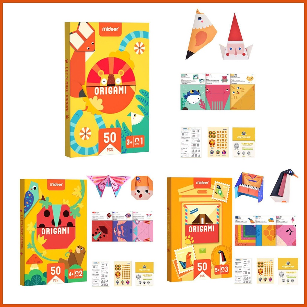 Paper Folding Kit 3d Paper Folding Craft Cards Kid Activity DIY Paper