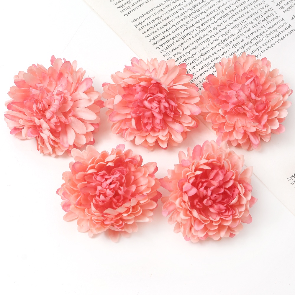 7cm Artificial Flower Dahlias Dandelion Hydrangea Garland Accessories ...