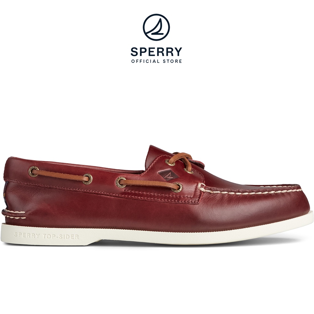 Sperry red deals boat shoes