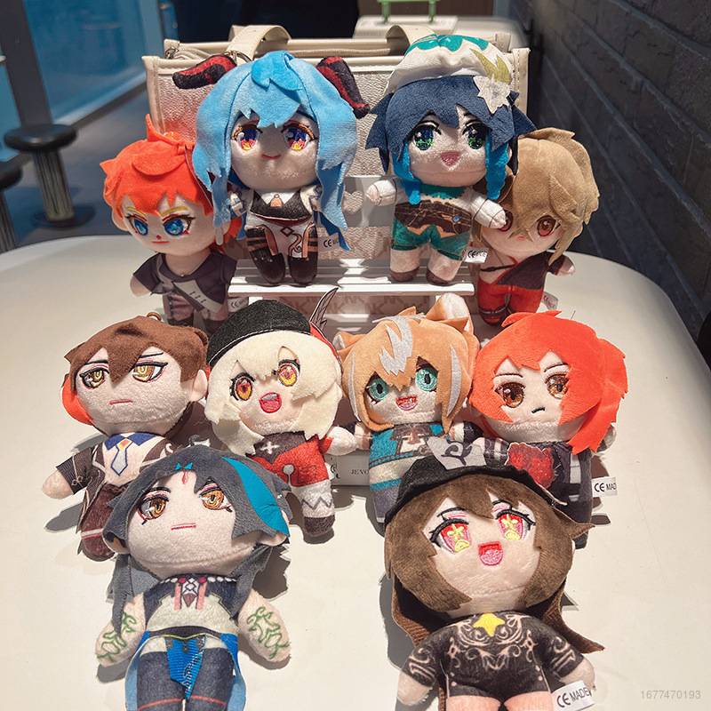 Ellen Genshin Impact Plush Dolls Gift For Girls Kids Backpack Pendant