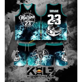 Black blue sales basketball jersey