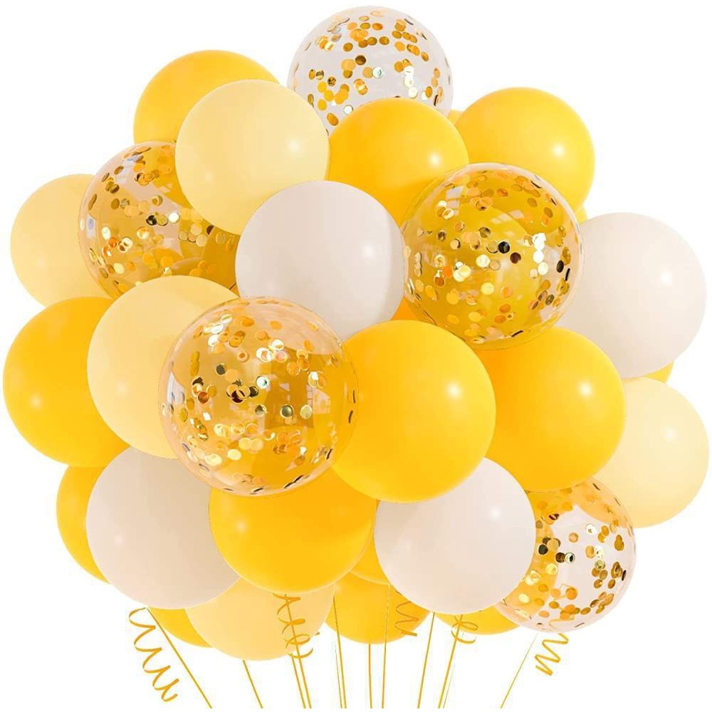 Yellow Balloons Set Balloon Chain Garland Arch Kit Baby Shower