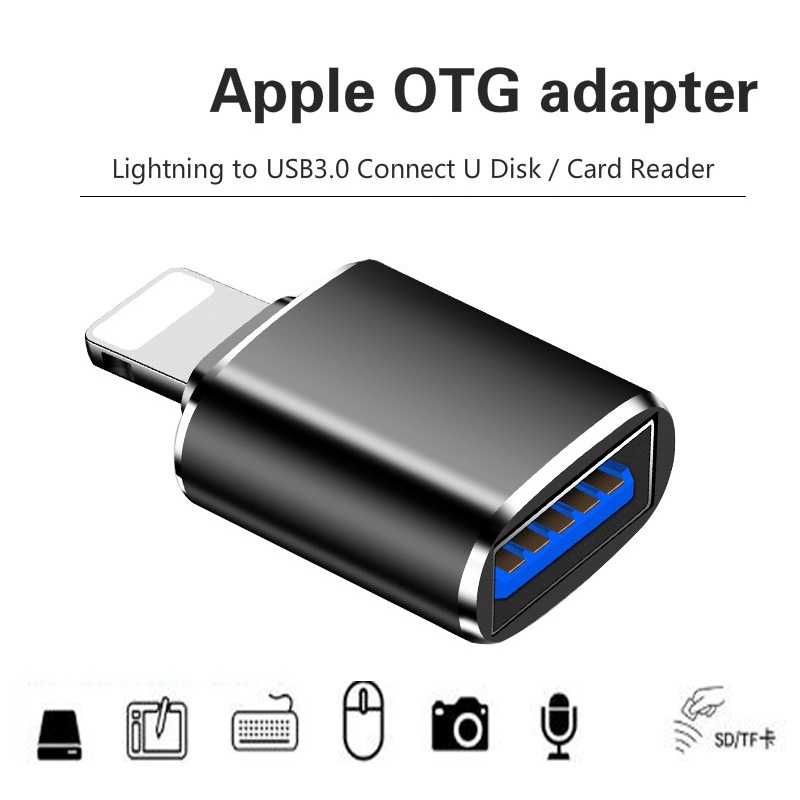 KUKE Type-c/iOS 13 Apple OTG Adapter USB Disk Lighting Converter ...