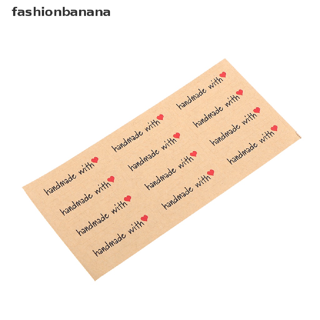 FBPH Bless 120PCS DIY Kraft Sealing Stickers Paper Crafts Hand Made ...