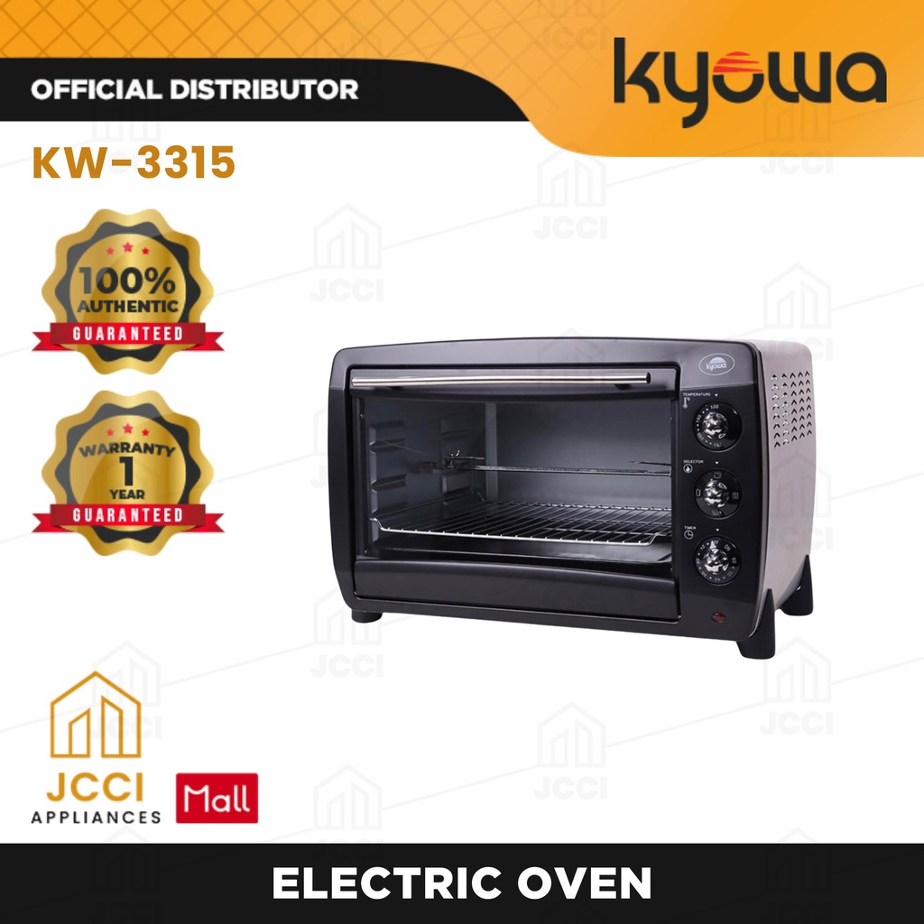 Kyowa Electric Oven Stainless Steel 45 Liters Original with 1 Year