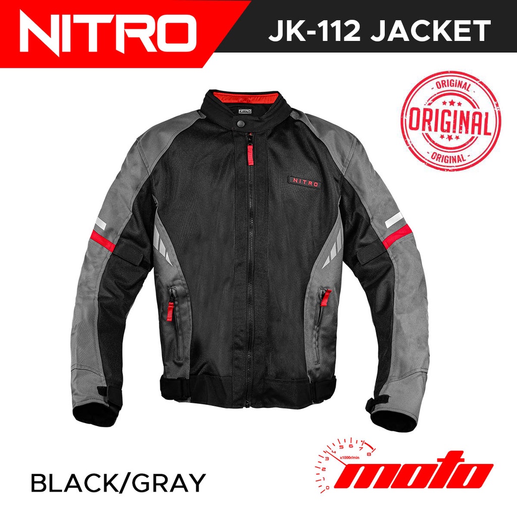 Moto NITRO Riding Jacket JK-112 | Shopee Philippines