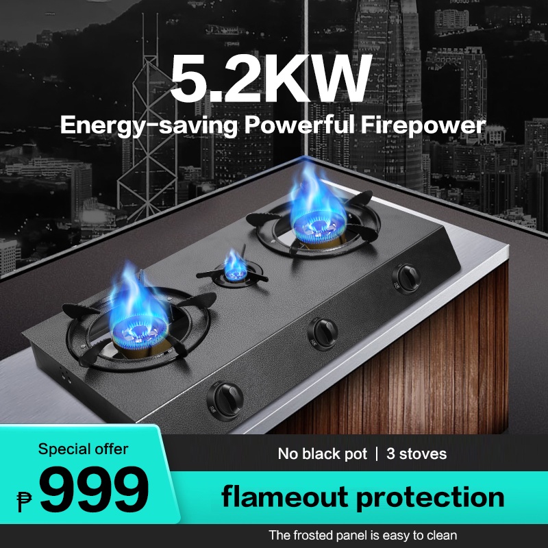 gas stove double burner 5200KW highfire portable gas stove butane