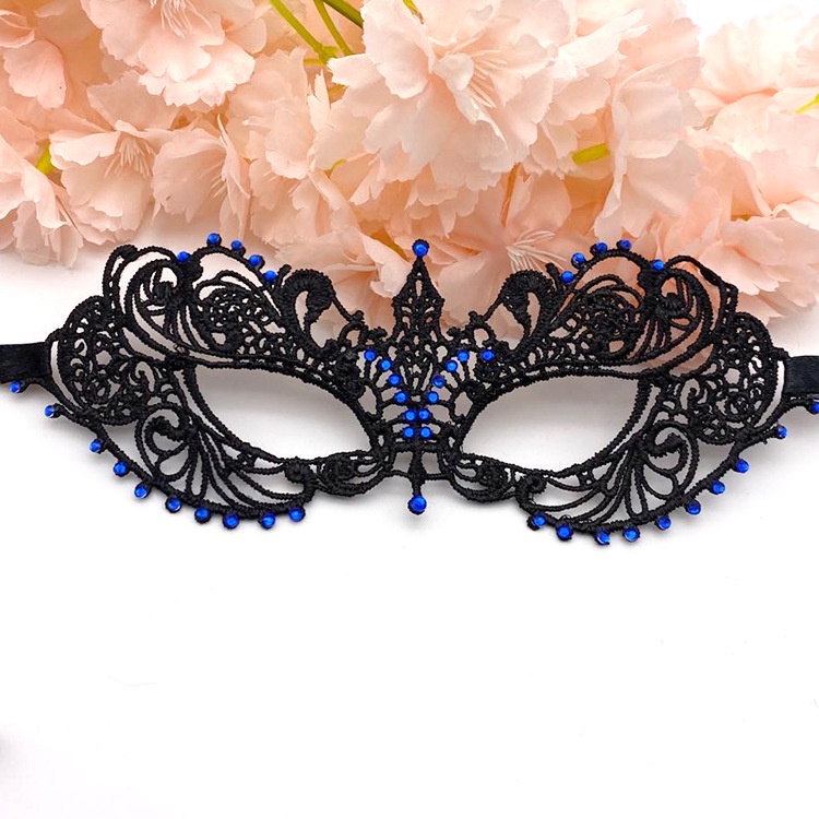 Gold and silver lace and diamond mask half face ladies masquerade party ...