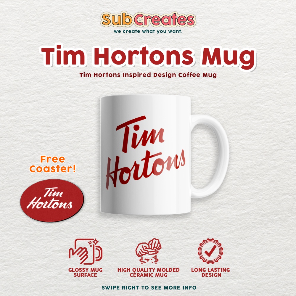 Tim Hortons Coffee Mug Design Inspired (by SubCreates) Shopee Philippines
