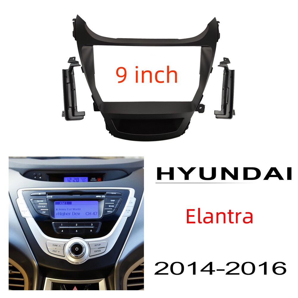 Honxun 9inch android head unit 2din radio frame car dash mounting kits