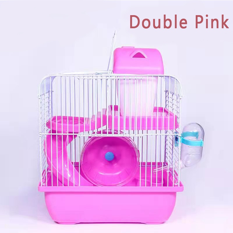 Photo inspiration: Gallery Detail: Acrylic Hamsters Cage With Running Wheel Water Bottle Food Basin