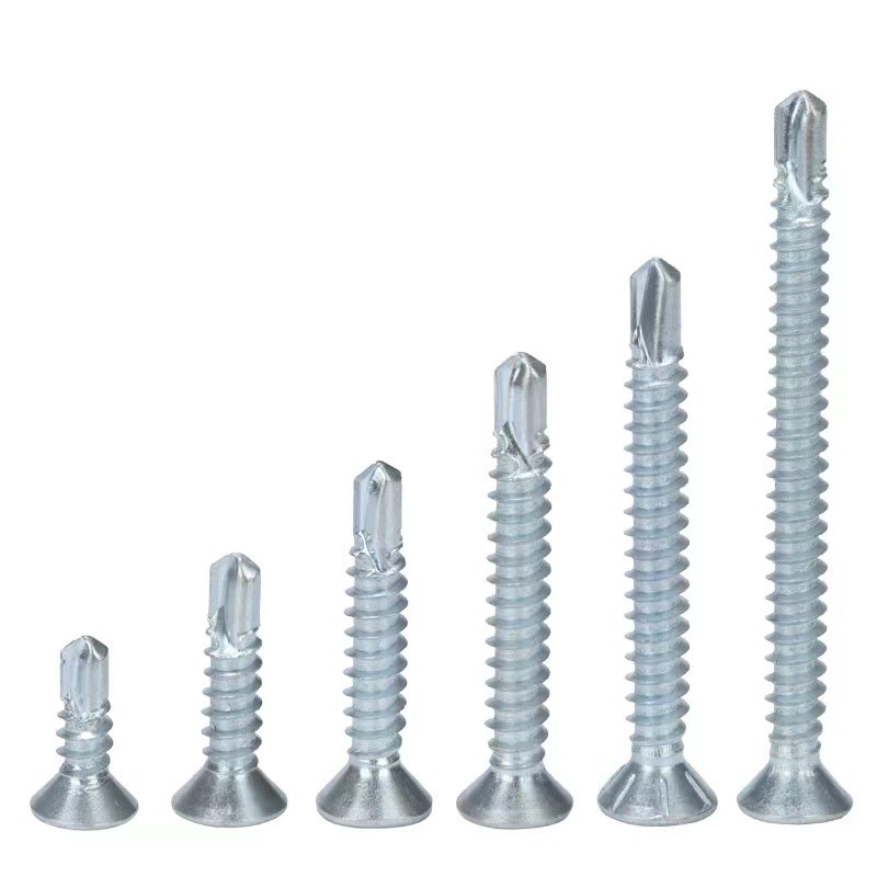 (100pcs)#7 19mm-50mm Hardiflex Screw Window Screw Flat Screw Flat Head ...