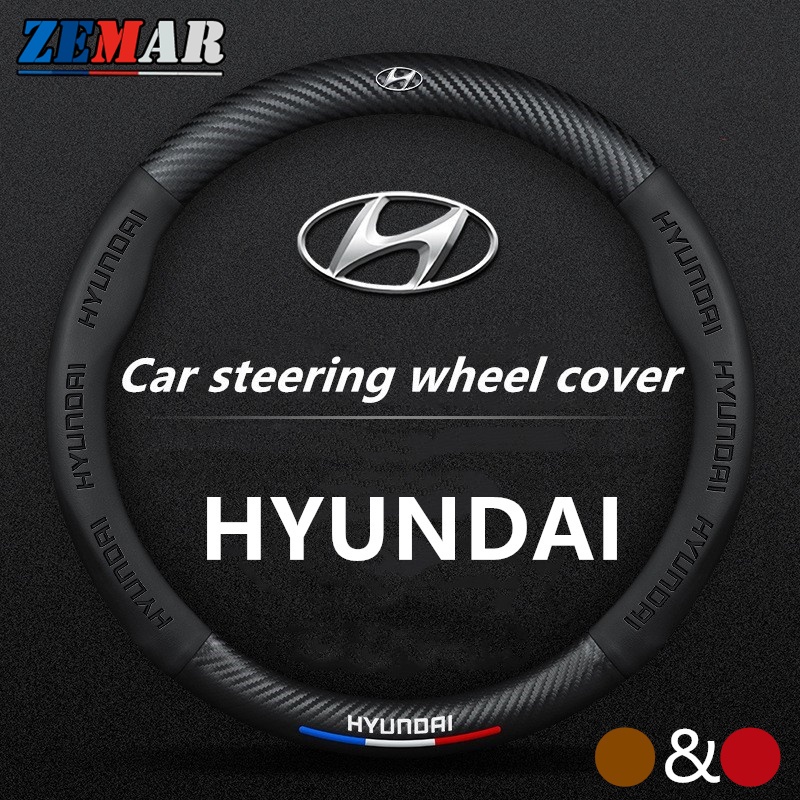 Hyundai Car Steering Wheel Cover For 38CM Accent Eon Getz Reina Porter