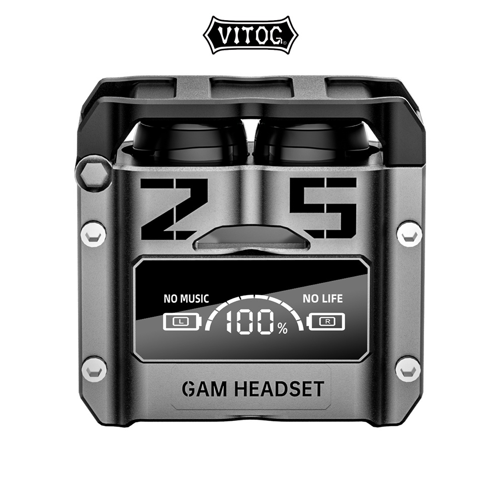 Vitog Wireless Headphones Bluetooth M25 TWS Earphones Touch Control