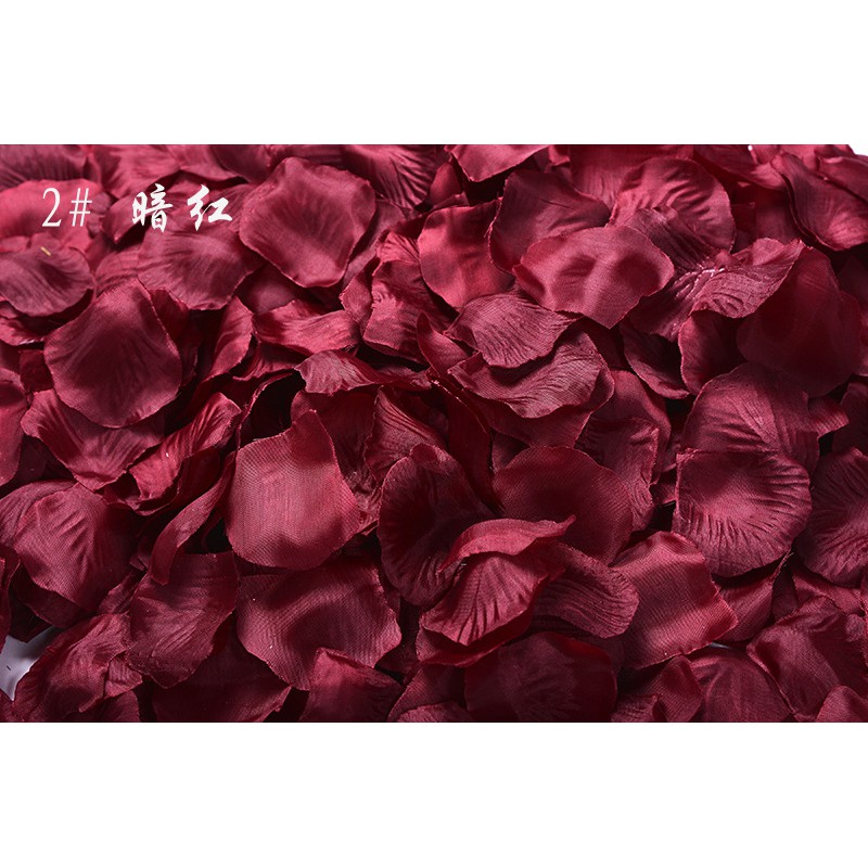 1000pcs Rose Petals Flower Girl Toss Fake Silk Petals Artificial Petals
