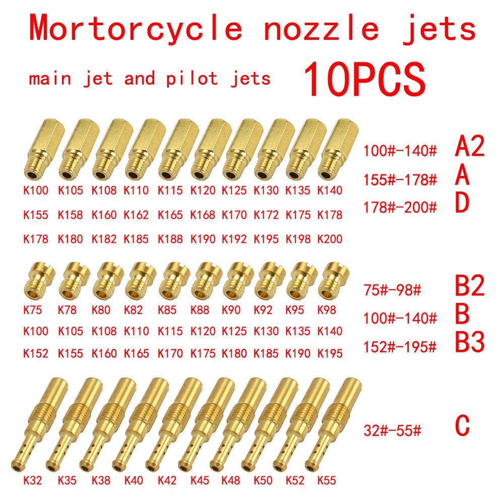 NEW Carburetor Repair Kits Nozzle Series Main Jet Pilot Jet For PWK