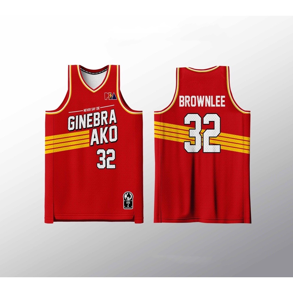 San Miguel Ginebra Jersey PBA Jersey Full Sublimation Free Customized ...