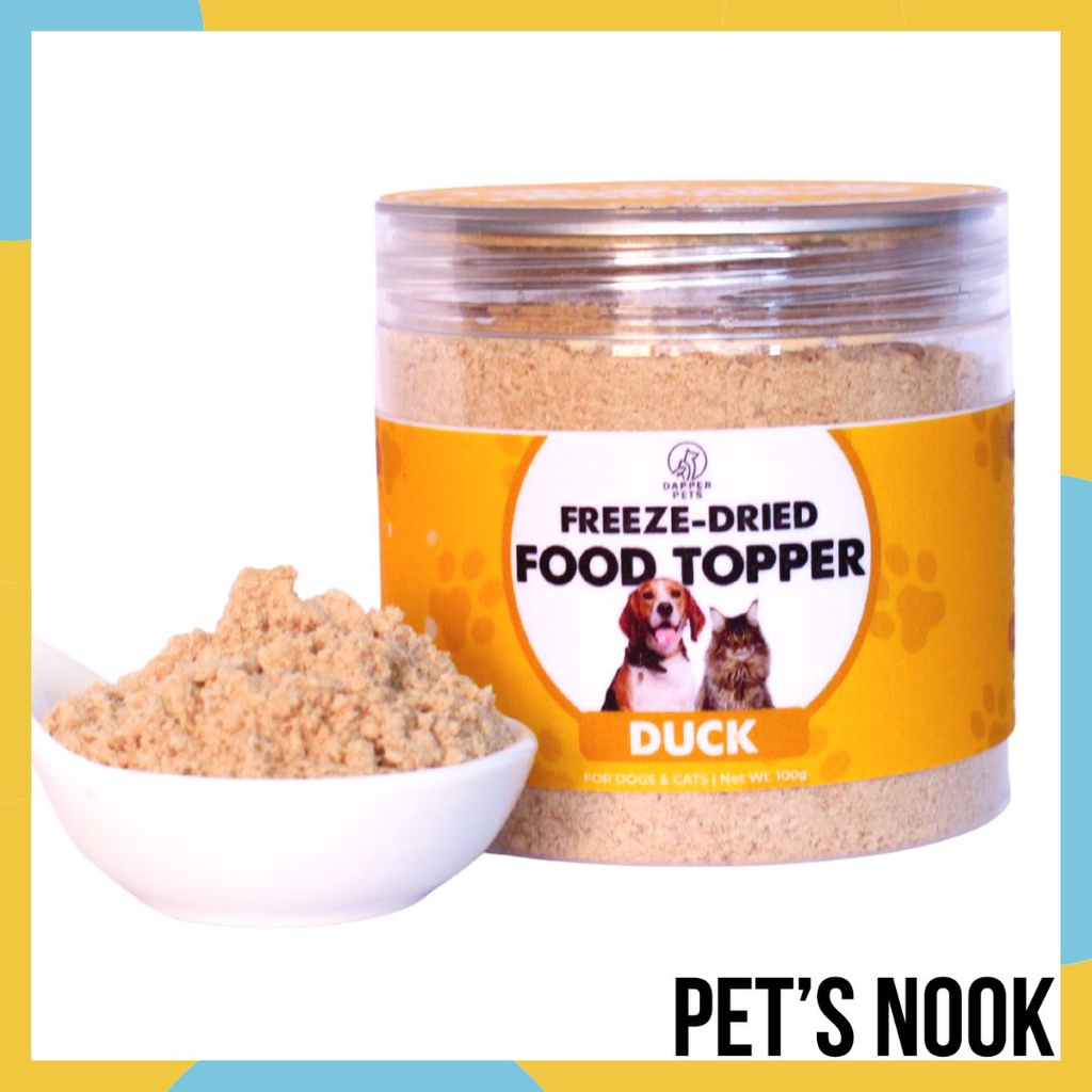 FreezeDried Duck Food Topper 100g Hypoallergenic LowFat Protein Pet