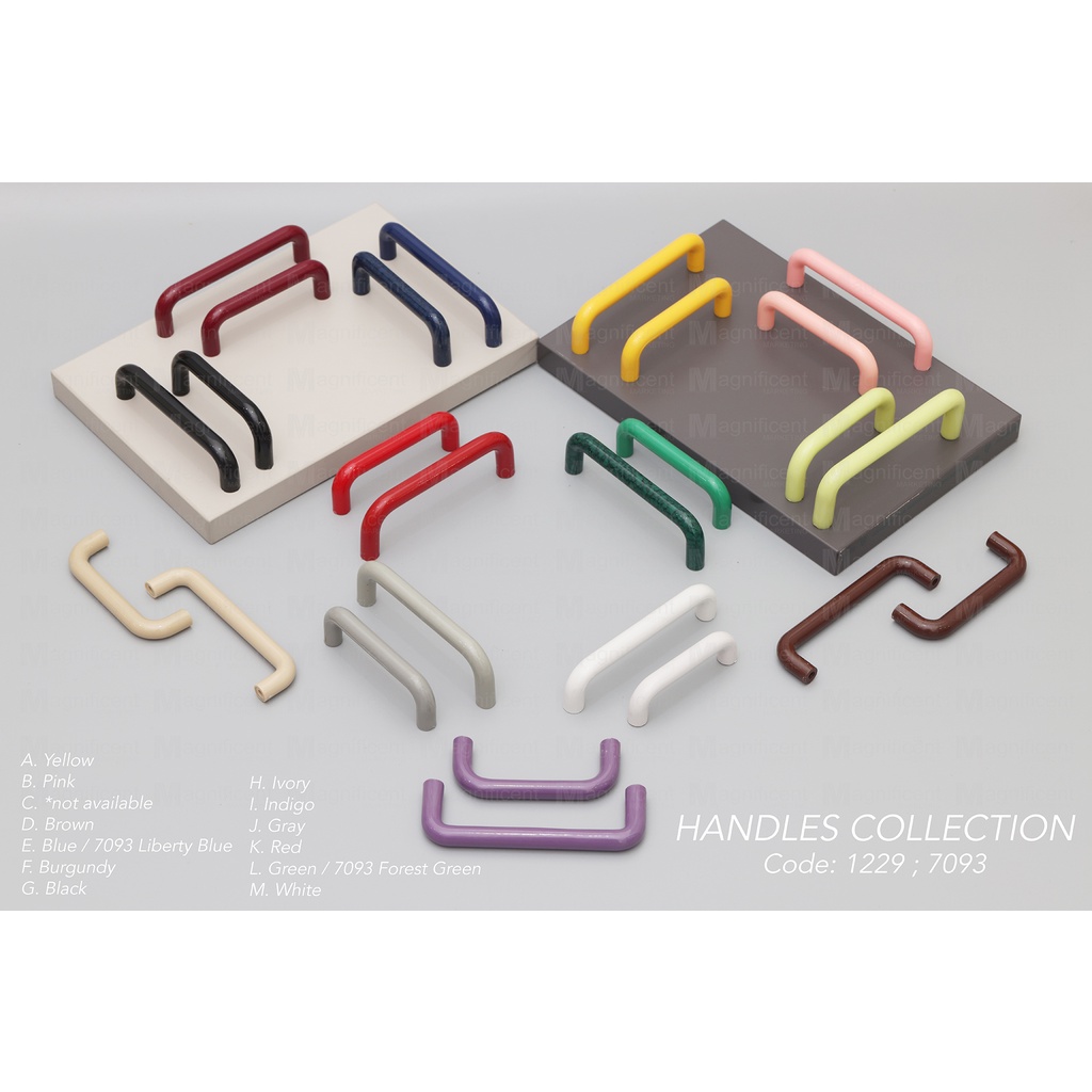 Plastic Pull Cabinet Handle Colorful Children Kids Room | Shopee ...