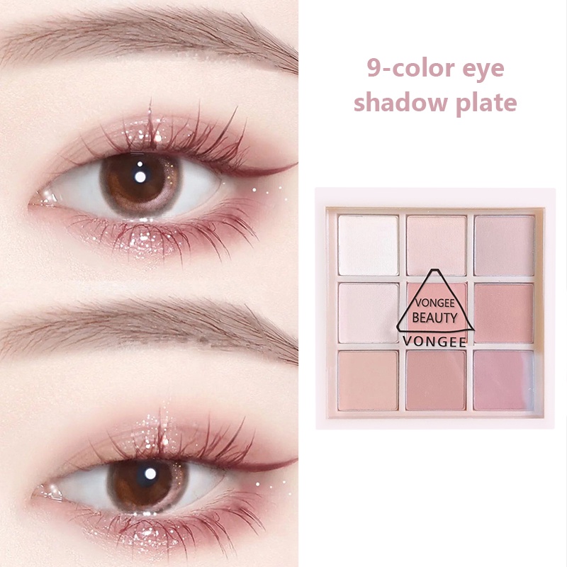 Ninecolor Acrylic Eyeshadow Palette Pearly Matte Earth Color Eyeshadow