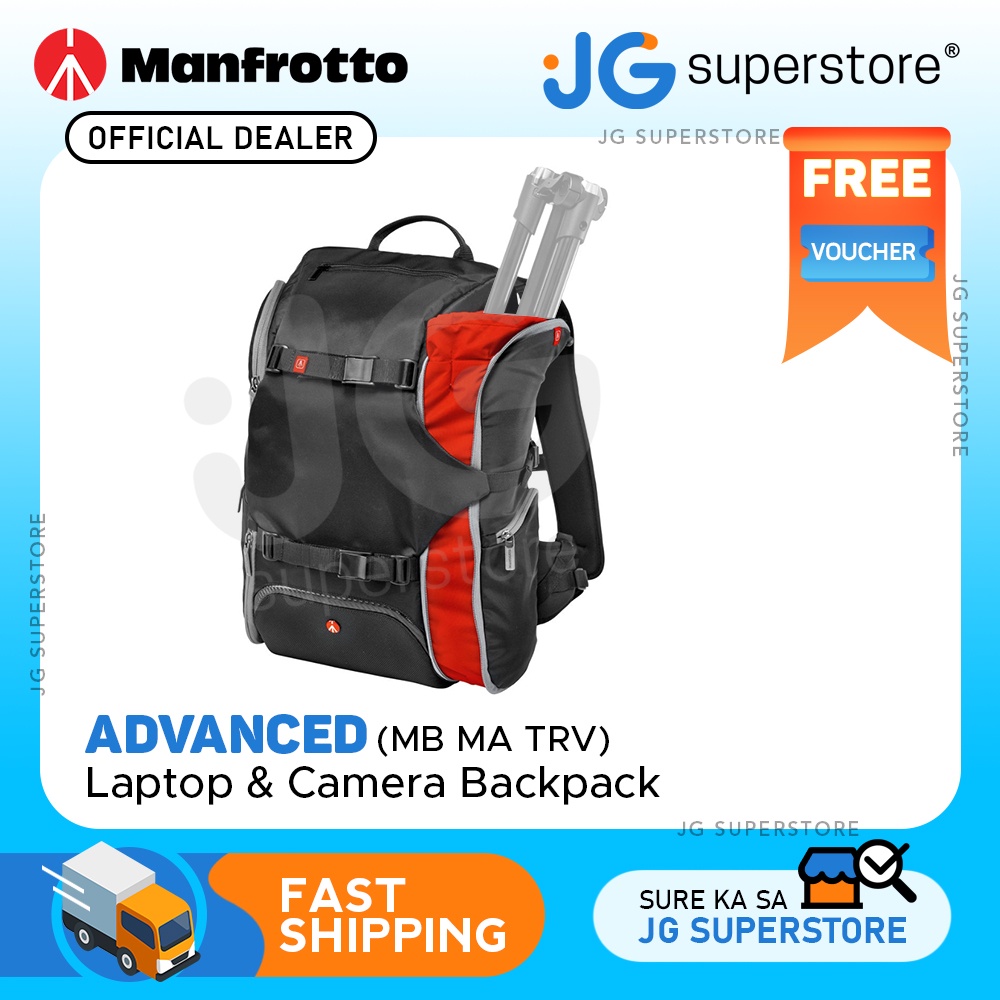 Manfrotto MB MA TRV Advanced Travel Camera and Laptop Backpack with
