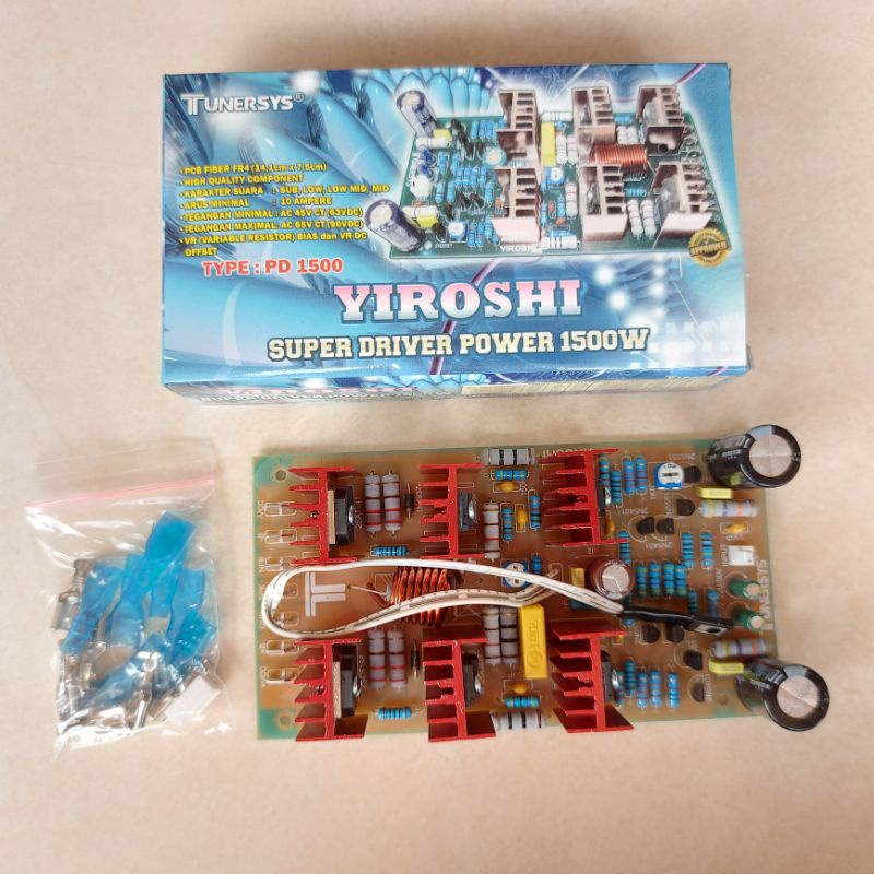 Driver Power Amplifier Yiroshi Tunersys Class AB Low MID Sub Low MCRD