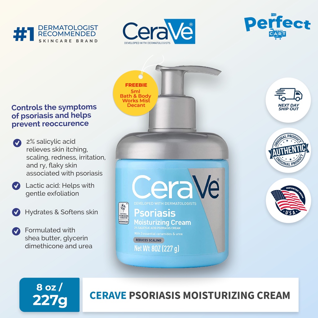 Cerave Psoriasis Moisturizing Cream With Salicylic Acid 80 Fl Oz Shopee Philippines 2600