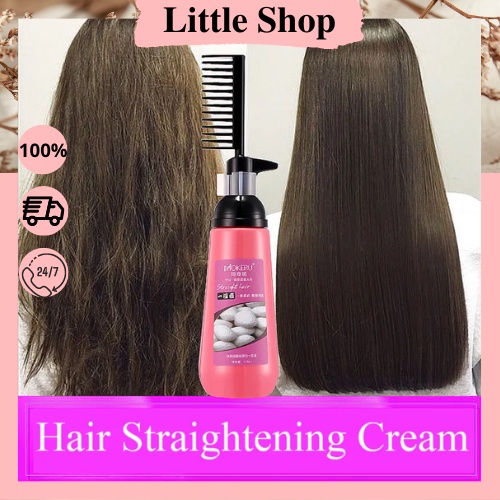 MOKERU STRAIGHT HAIR Smooth straight hair cream with comb Japan Hair