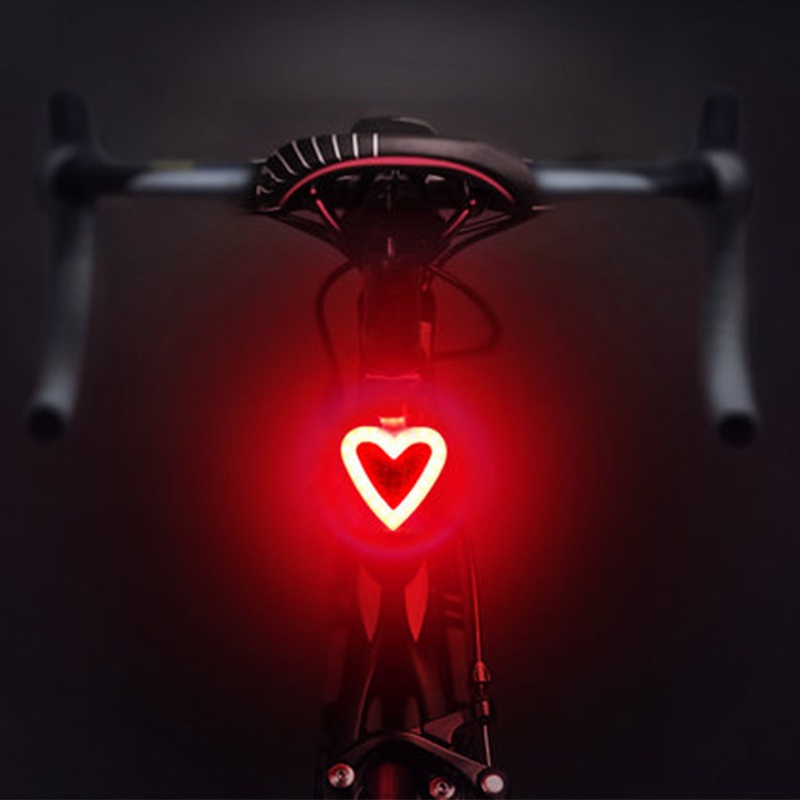 Heart shaped bike light on sale