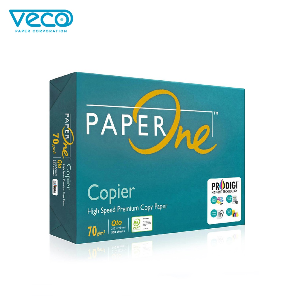 Veco PaperOne 70gsm Available Sizes Short A4 Long A3 1ream 