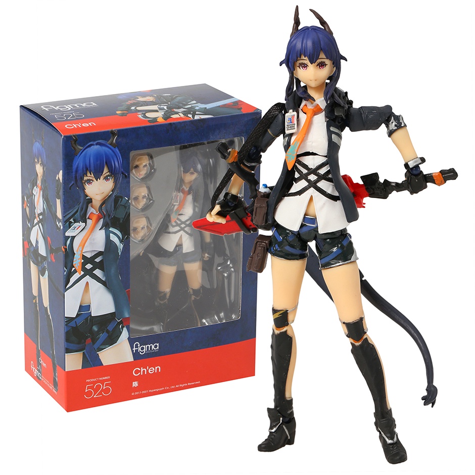 figma 525 Arknights Ch'en Action Figure Action Figure Model Toy Doll ...