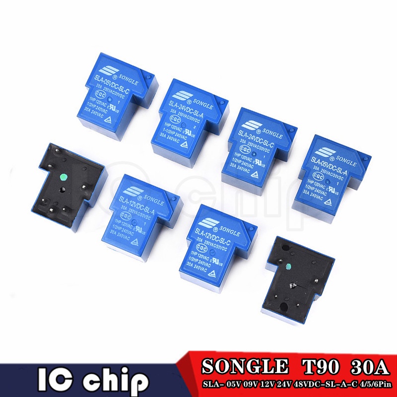 5Pcs Original Songle Relay SLA-05VDC-SL-A SLA-12VDC-SL-A SLA-24VDC-SL-A ...