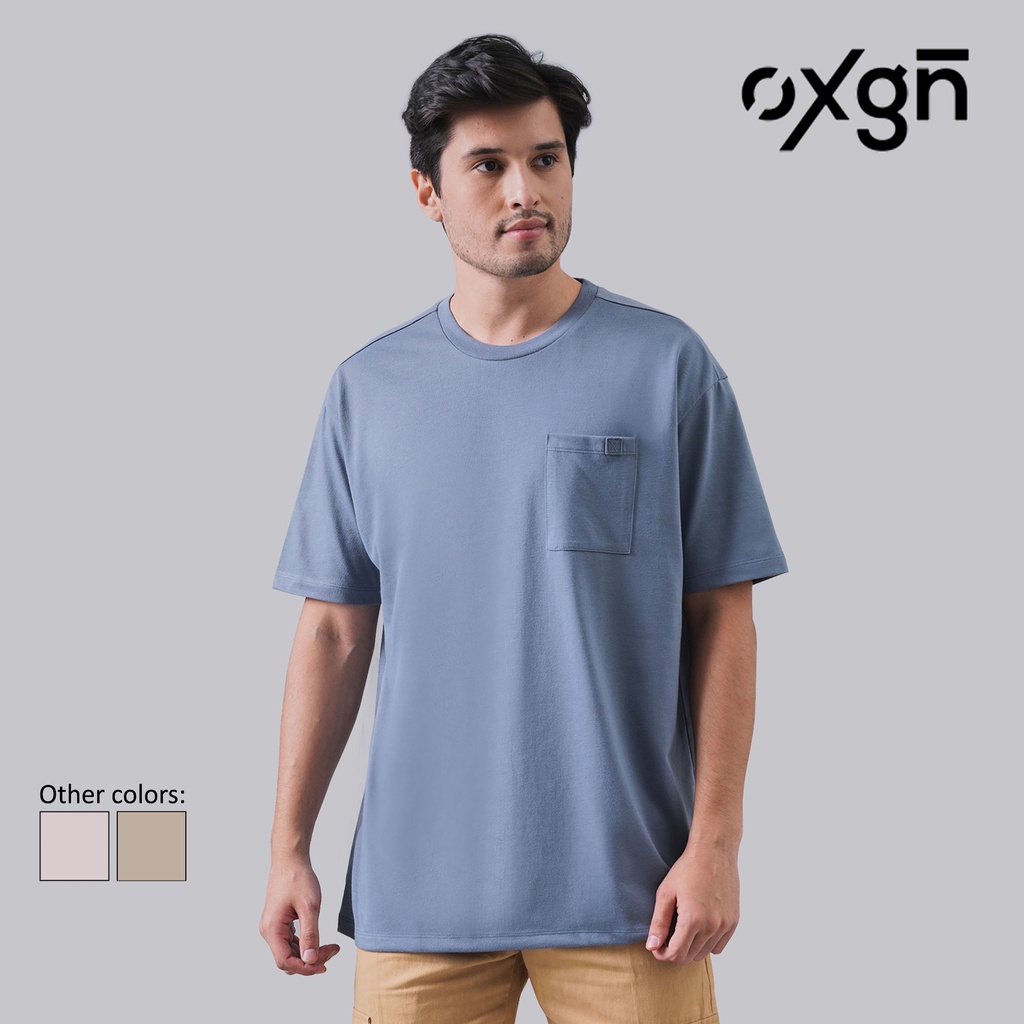 OXGN Generations Easy Fit T-Shirt With Patch Pocket For Men (Pale ...