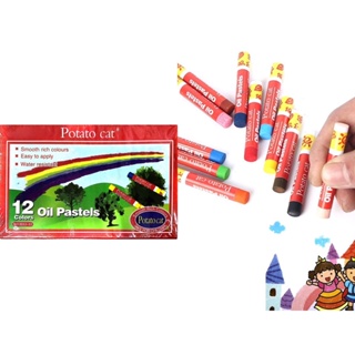 Superdots - Kids Silky Oil Pastel Crayons 12 Pack