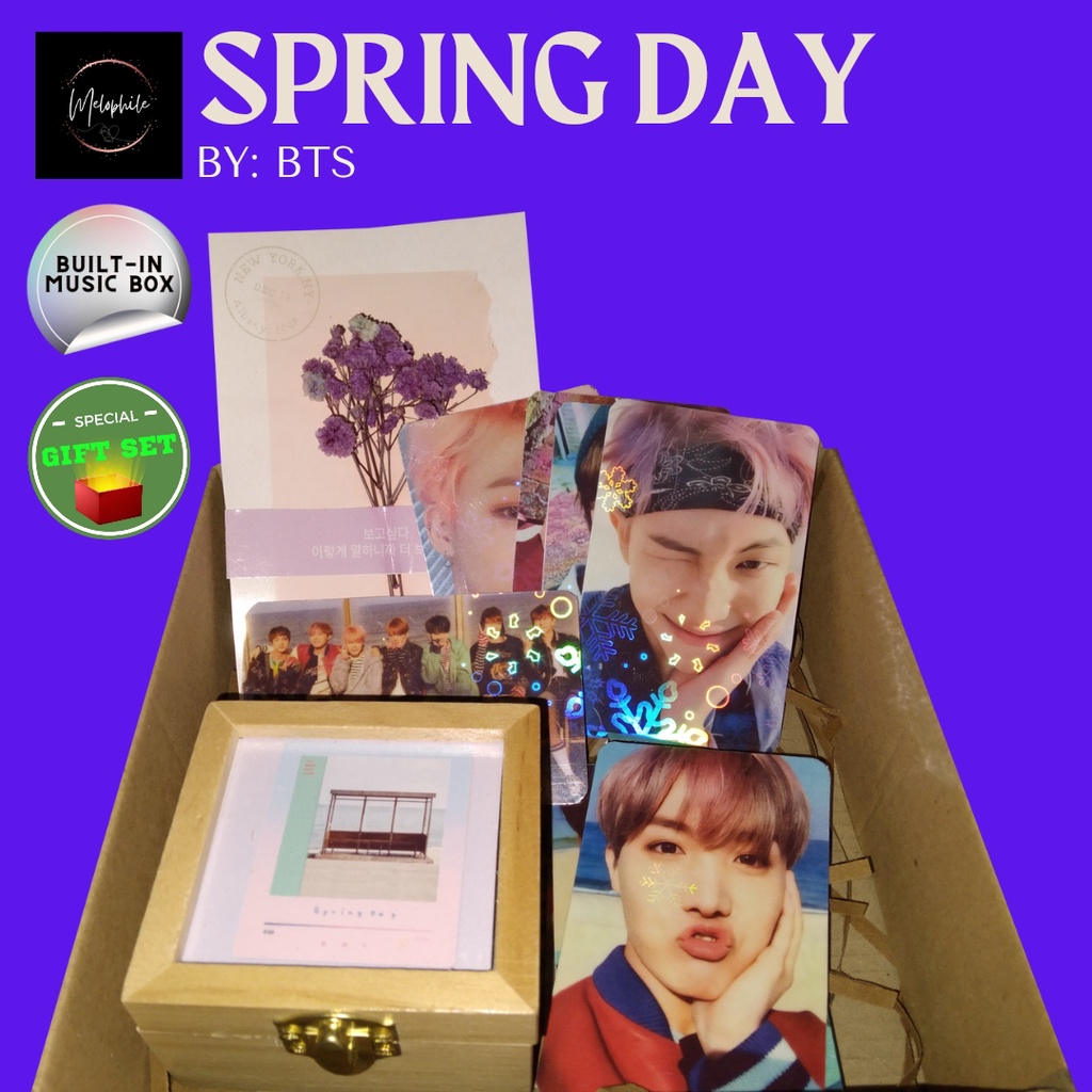 Spring Day by BTS MUSIC BOX (BuiltIn/GIFT SET) Shopee Philippines
