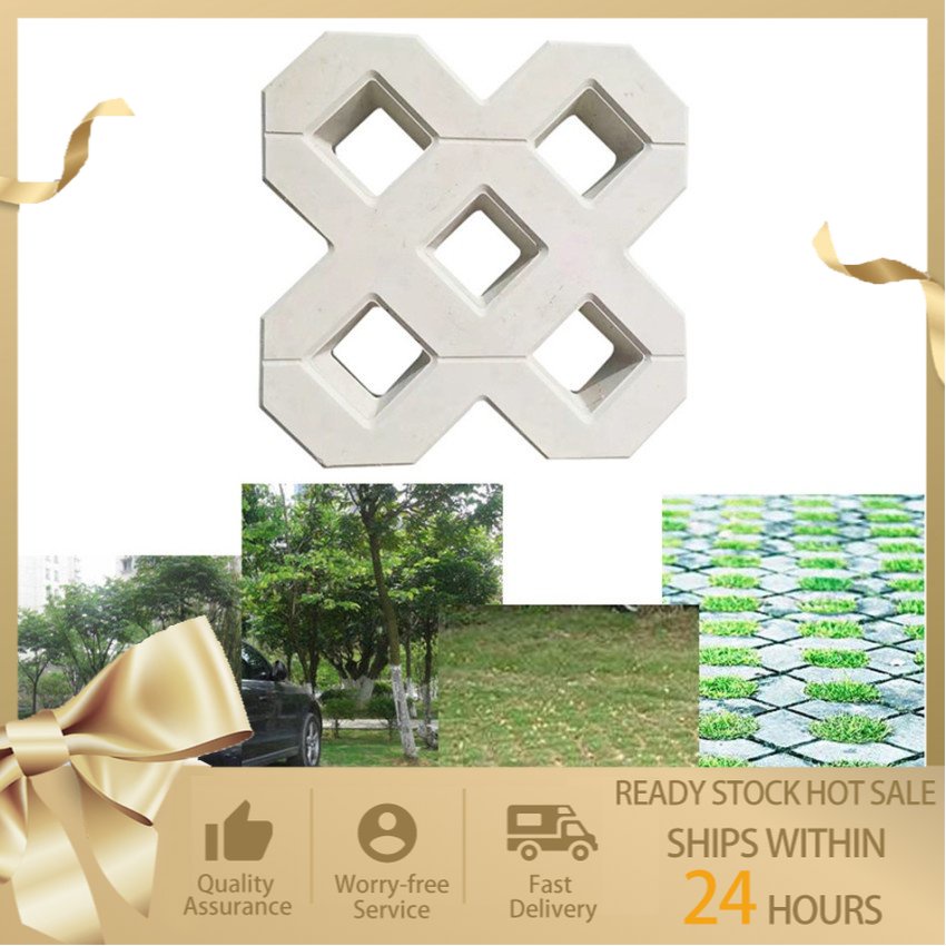 40 * 40cm DIY Square Brick Mold Garden Path Concrete Plastic Brick Mold