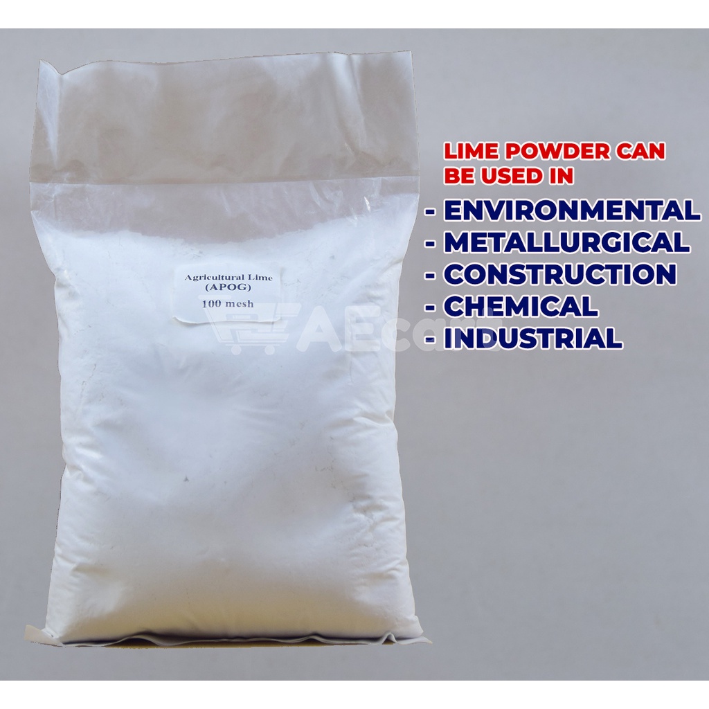 1KG 𝐀𝐆𝐑𝐈𝐂𝐔𝐋𝐓𝐔𝐑𝐀𝐋 𝐋𝐈𝐌𝐄 CALCIUM CARBONATE 𝐀𝐏𝐎𝐆 POWDER 100MESH